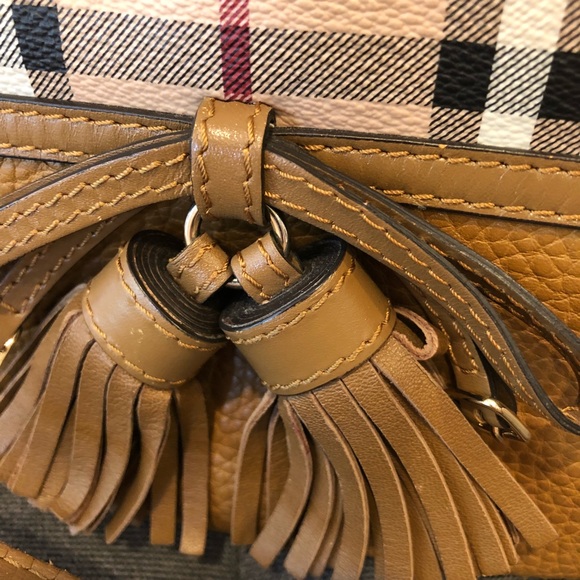 $995 burberry maydown haymarket hobo camel check - Picture 4 of 8